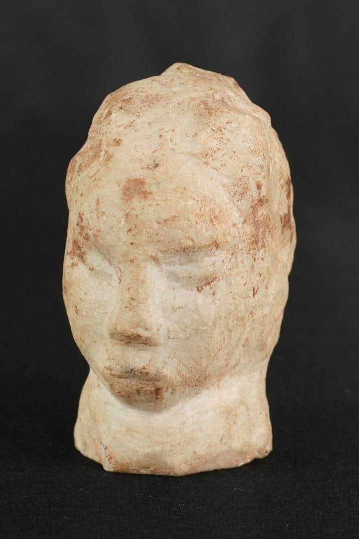 Ancient Greek Hellenistic Marble Head of a Woman (1 of 7)