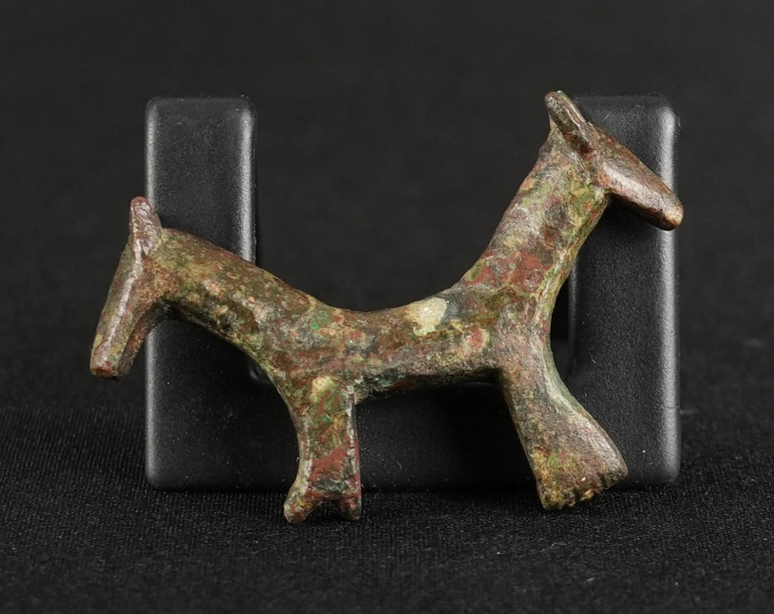 Ancient Luristan Bronze Double Headed Animal (1 of 4)