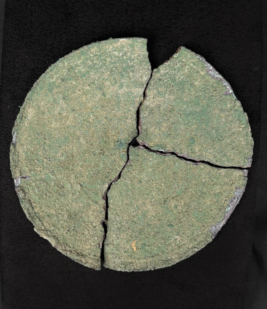 Ancient Etruscan Bronze Mirror (1 of 6)