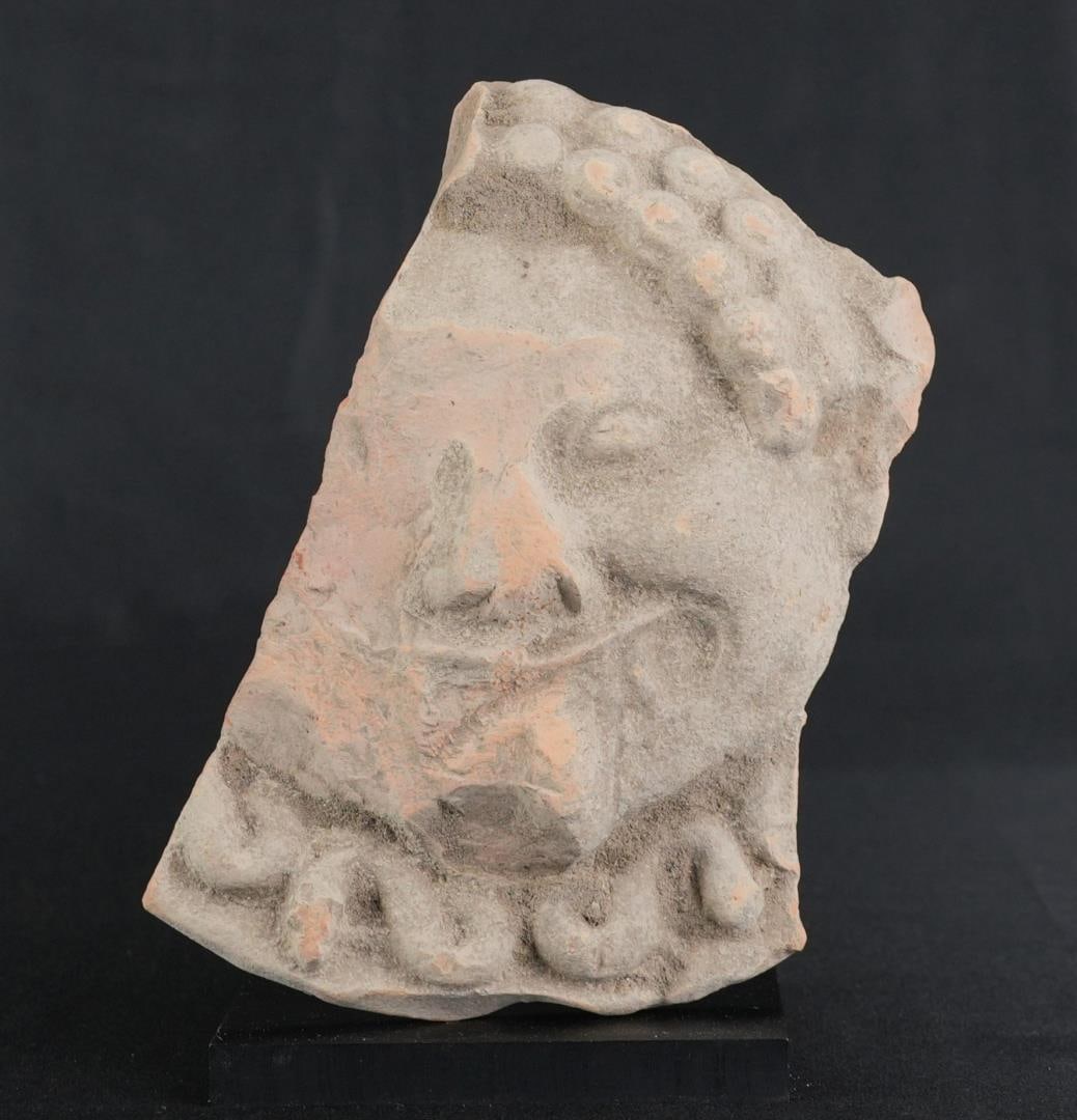 Ancient Greek Terracotta Gorgon Antefix (1 of 4)