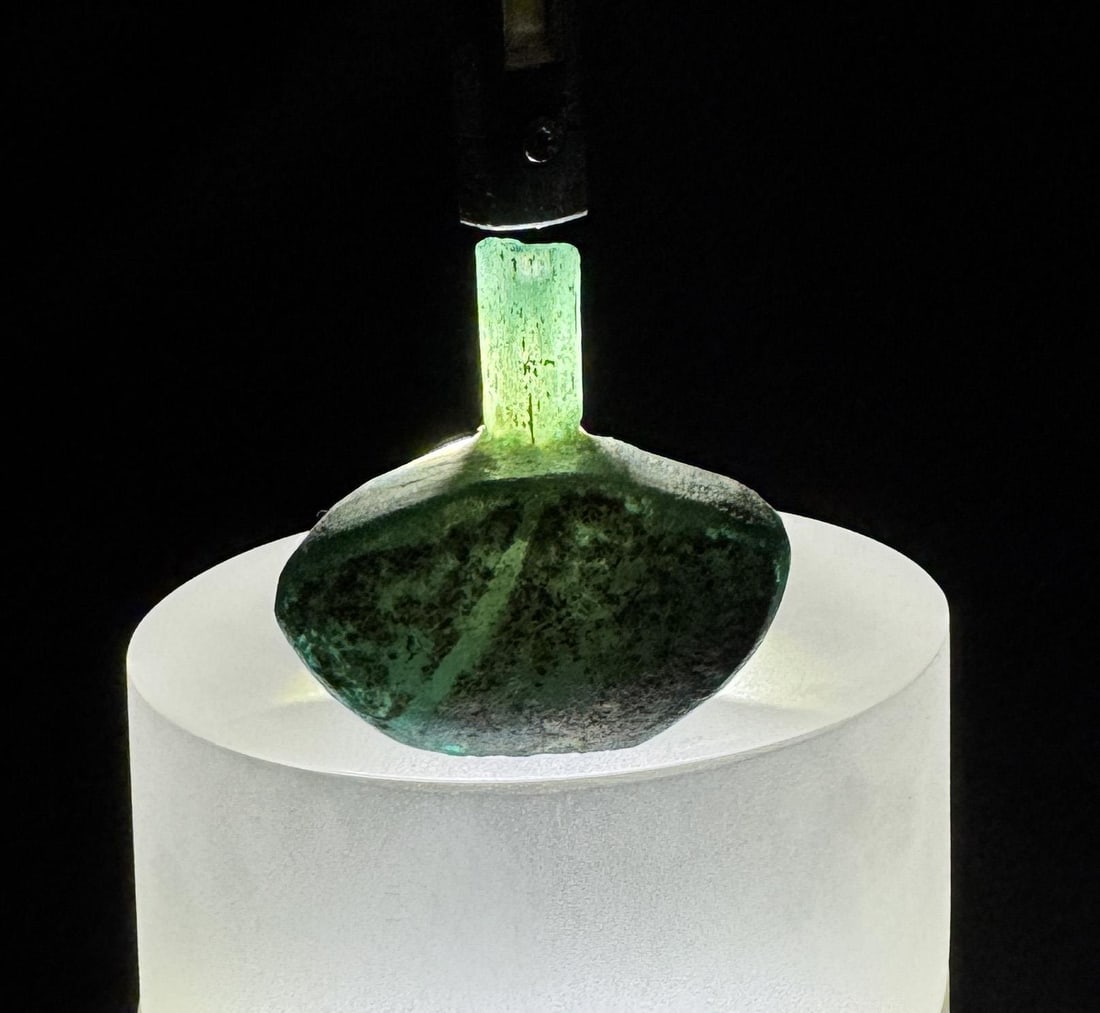 Time of Christ Ancient Roman Bottle: 1 3/4" by 1 1/2" by 3/4".