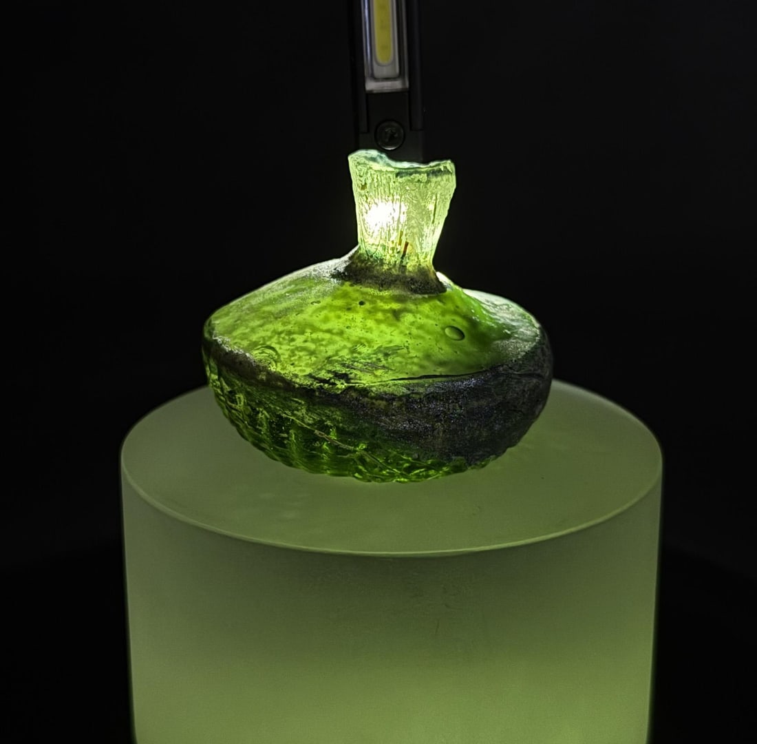 Time of Christ Ancient Roman Bottle: 1 3/4" tall by 2 1/8" in diameter.