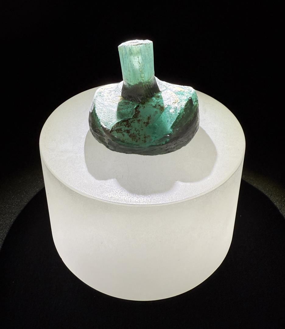 Time of Christ Ancient Roman Bottle: 1 3/4" tall by 1 1/2" in diameter.