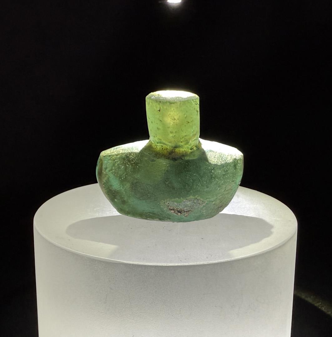 Time of Christ Ancient Roman Bottle: 1 3/4" by 1 1/2" by 3/4"