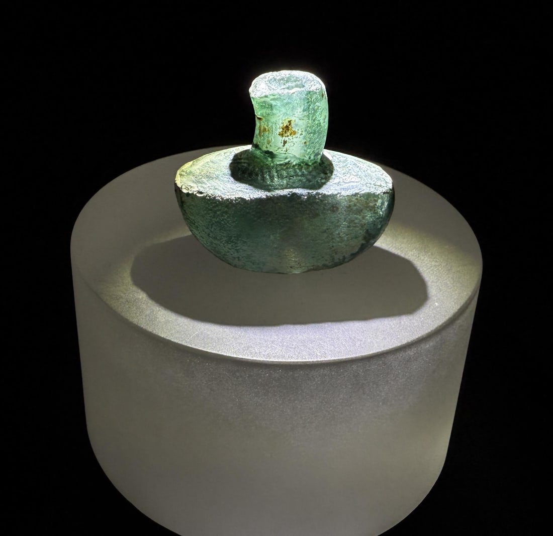 Time of Christ Ancient Roman Bottle: 1 1/2" by 1 1/2" by 1"