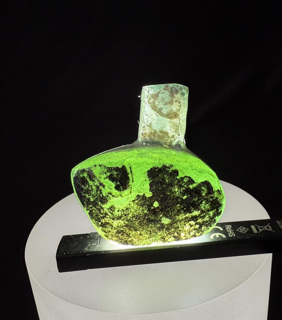 Time of Christ Ancient Roman Bottle: 1 3/4" by 1 3/4" by 1"