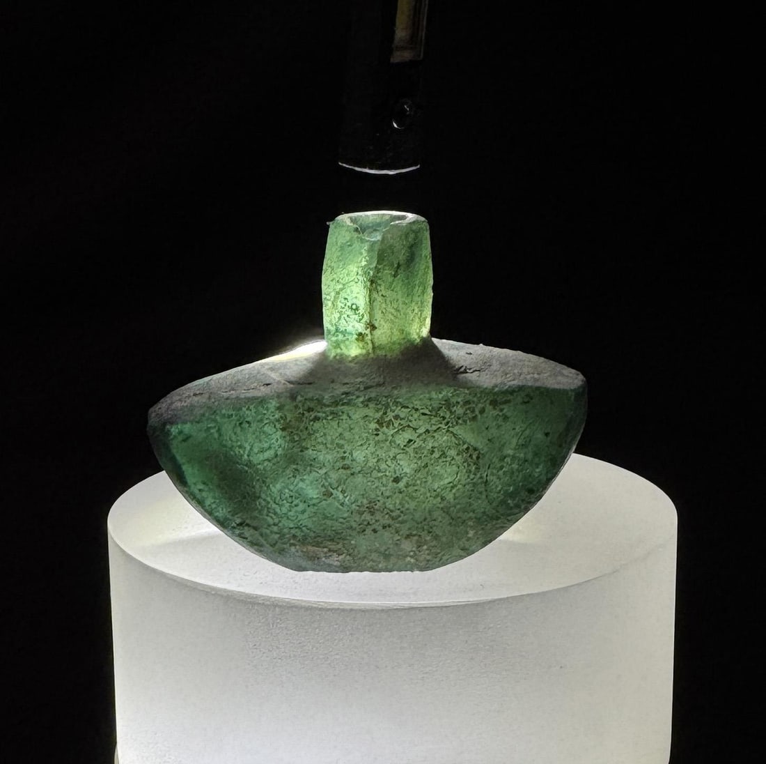 Time of Christ Ancient Roman Bottle: 2" by 1 3/4" by 1"