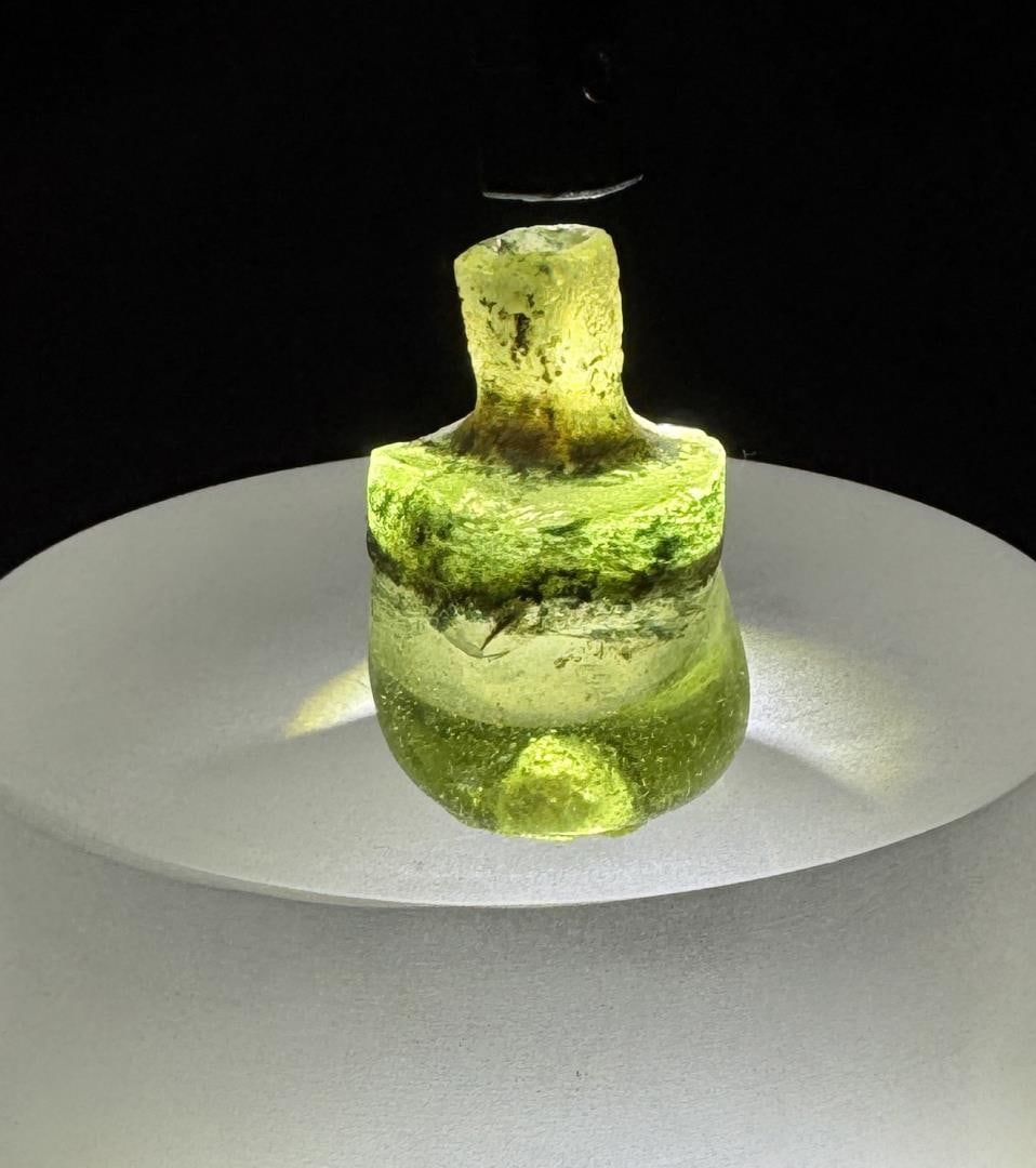 Time of Christ Ancient Roman Bottle: 1 3/8" tall by 1" in diameter.