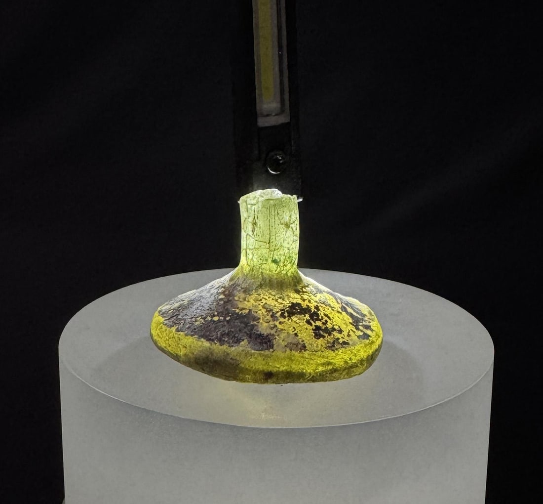 Time of Christ Ancient Roman Bottle: 1 1/4" tall by 1 5/8" in diameter.