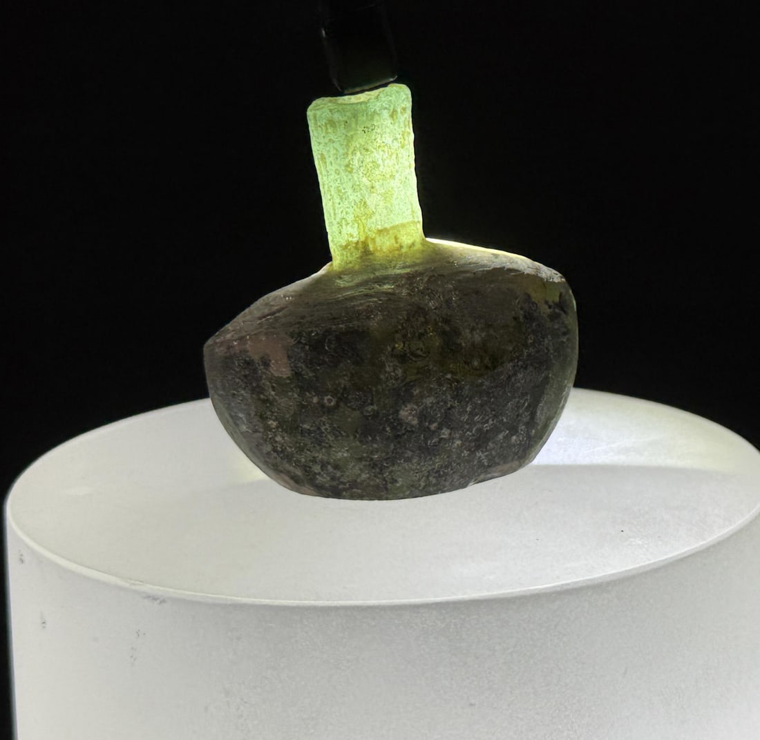 Time of Christ Ancient Roman Bottle: 1 3/4" by 1 1/2" by 3/4"