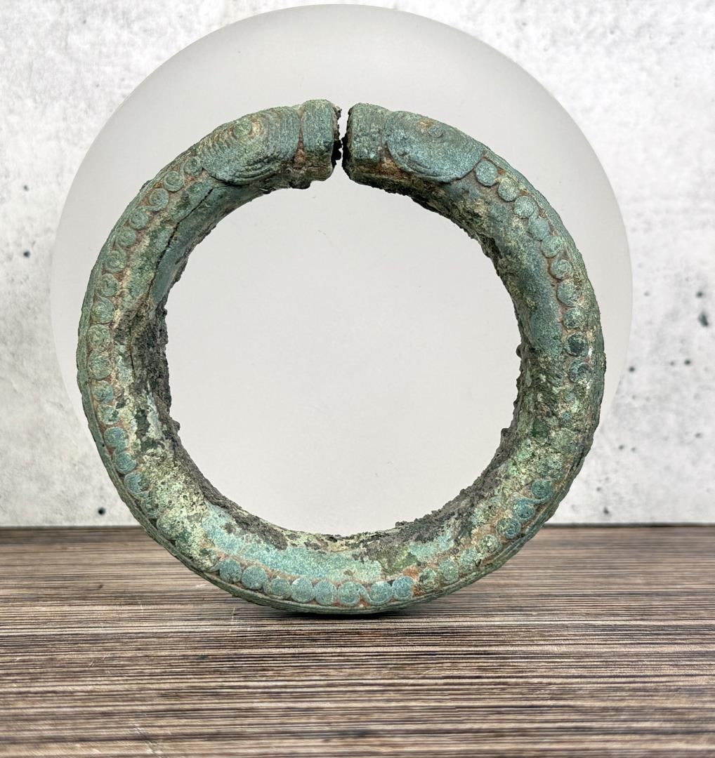 Ancient Vietnam Dong Son Bronze Bracelet (1 of 6)