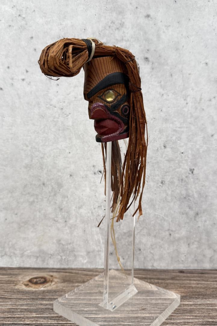 Mitchell Della Makah Warrior Northwest Coast Mask (1 of 9)