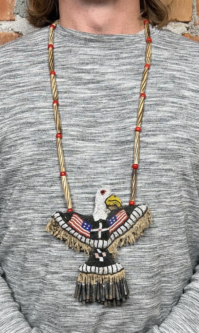 Native American Indian Beaded Eagle Fetish (1 of 6)