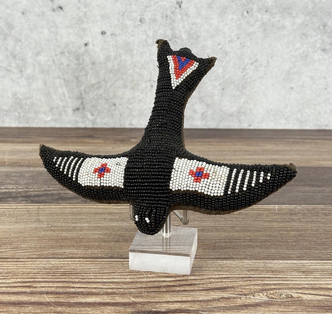 Native American Indian Beaded Bird Fetish (1 of 3)