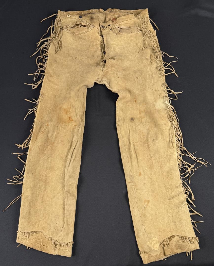 Sioux Native American Indian Leather Pants (1 of 8)
