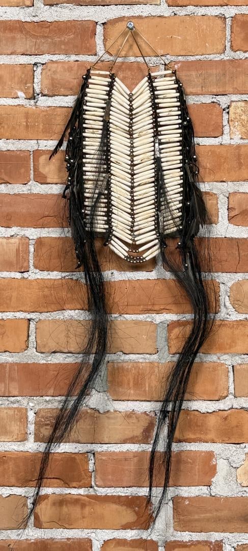 Native American Indian Hair Pipe Breastplate (1 of 6)
