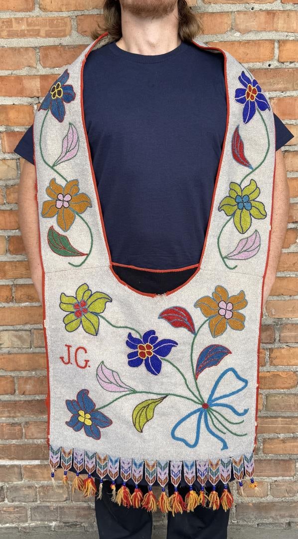 Ojibwe Native American Indian Beaded Bandolier Bag (1 of 20)