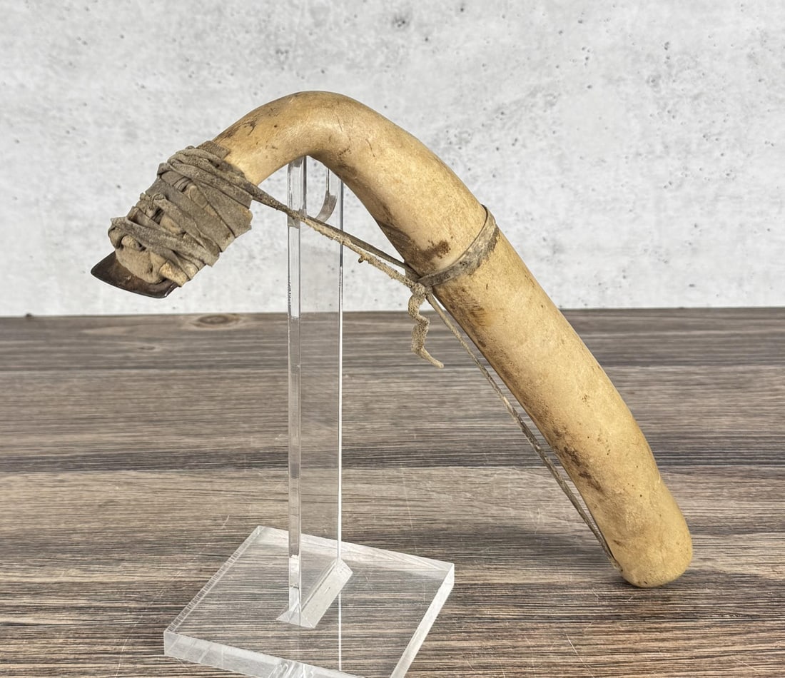 Montana Crow Indian Elk Horn Hide Scraper (1 of 9)