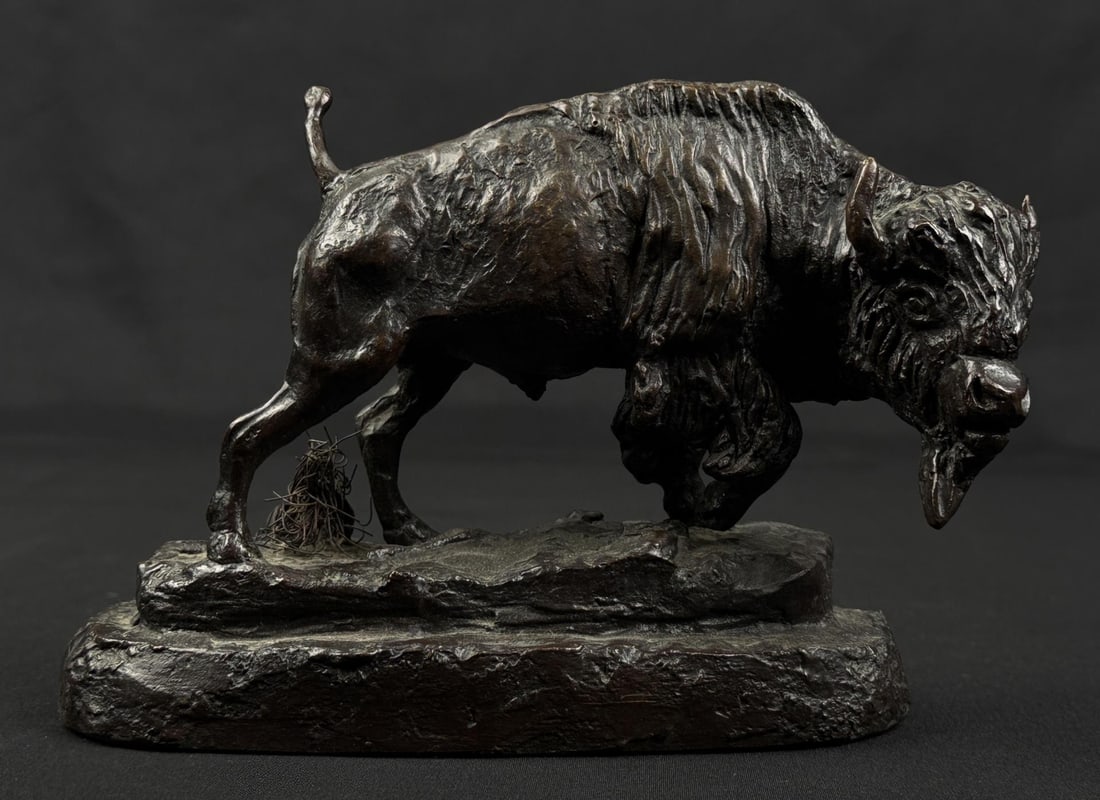 Earle Erik Heikka Montana Buffalo Bronze (1 of 7)