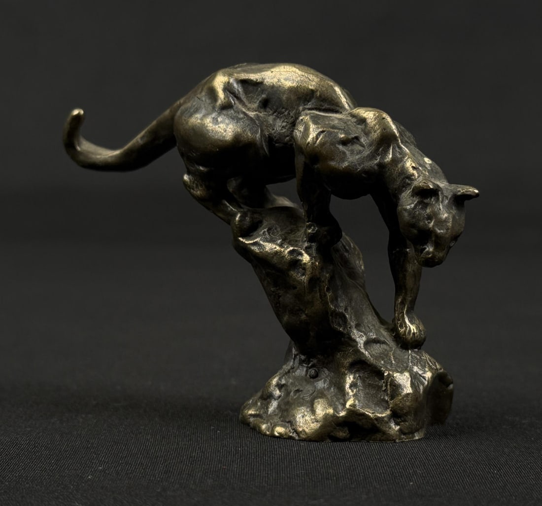 Philip R Goodwin Mountain Lion Bronze (1 of 7)