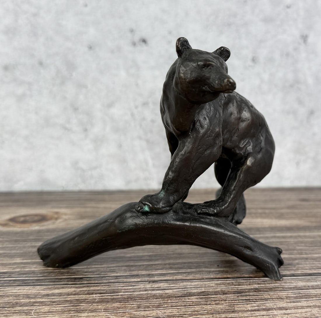 Charles M Russell Montana Grizzly Bear Bronze (1 of 6)