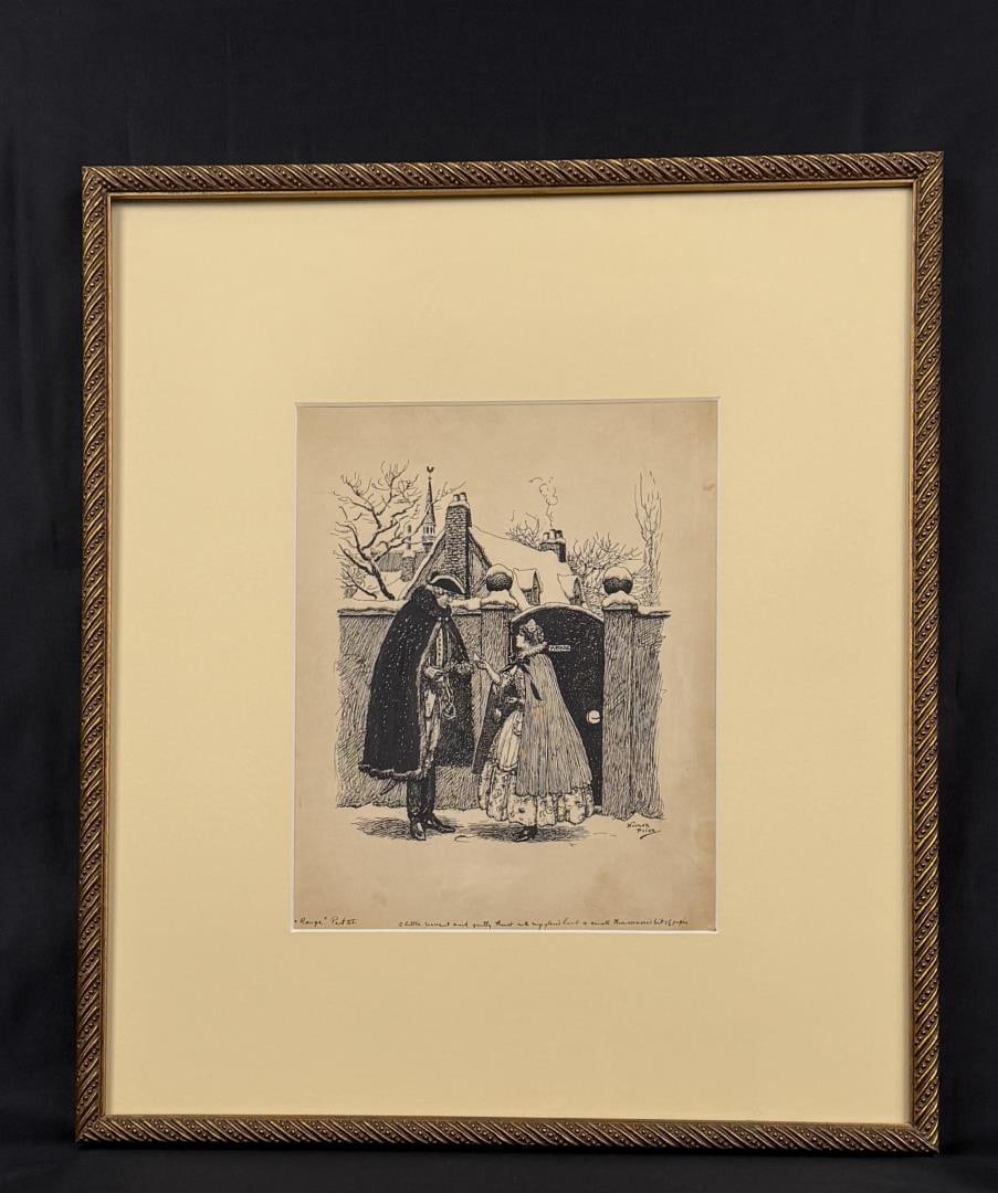 Norman Mills Price Illustration Pen Ink Drawing (1 of 5)