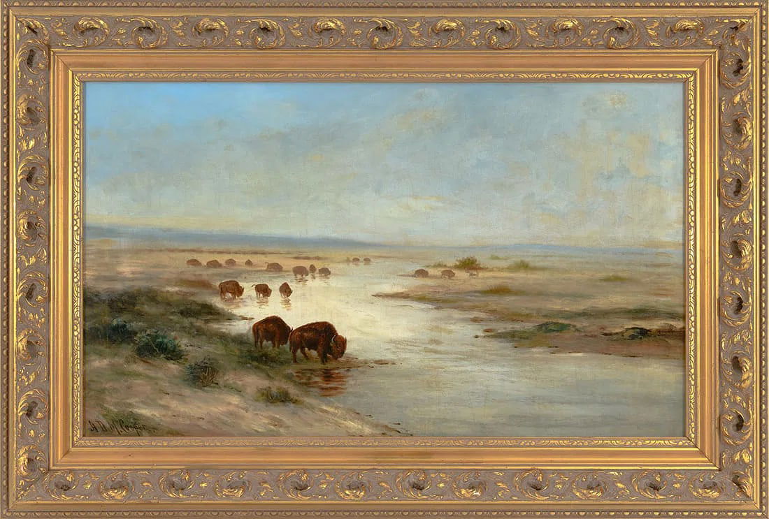 Astley David Middleton Cooper Buffalo Painting (1 of 3)