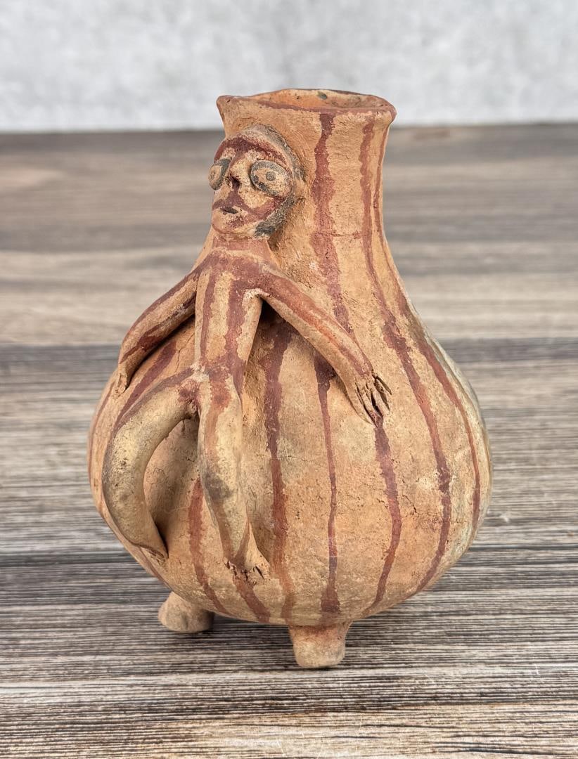 Mojave Indian Pottery Figural Pot Jar (1 of 7)