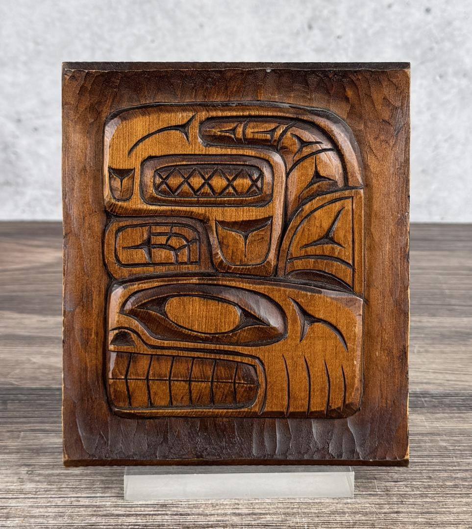 Ed Turner Northwest Coast Killer Whale Plaque: British Columbia, 6" by 7".