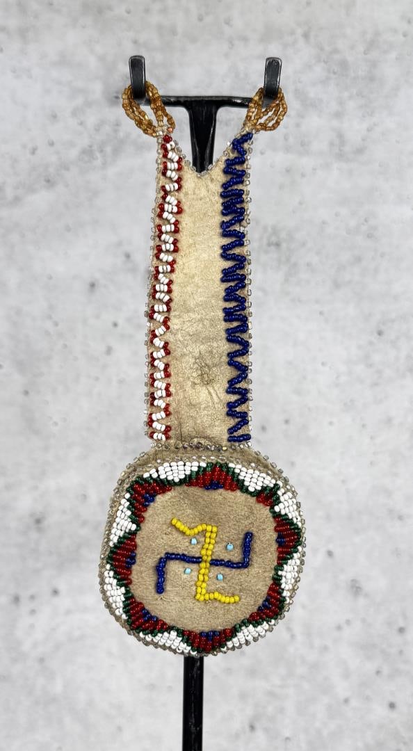 Apache Native American Indian Beaded Watch Bag (1 of 5)