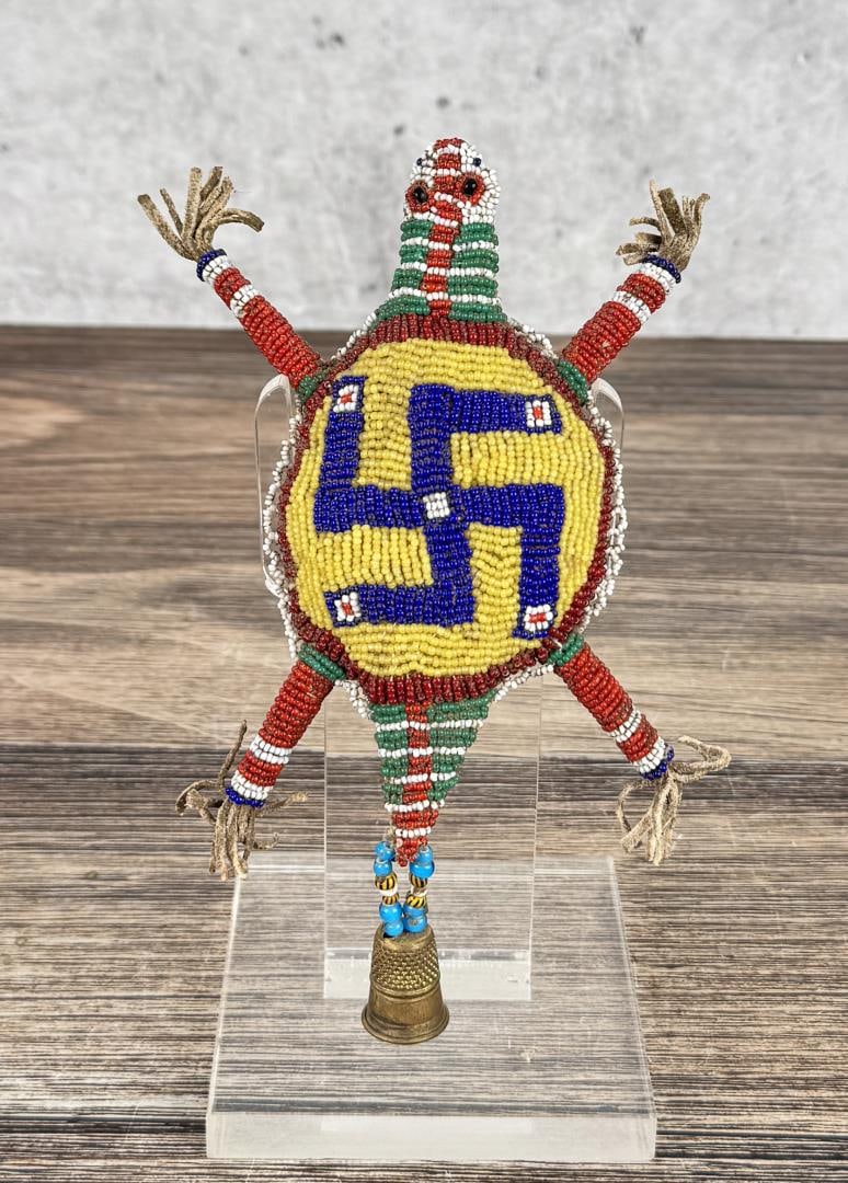Sioux Native American Indian Beaded Turtle Fetish (1 of 6)