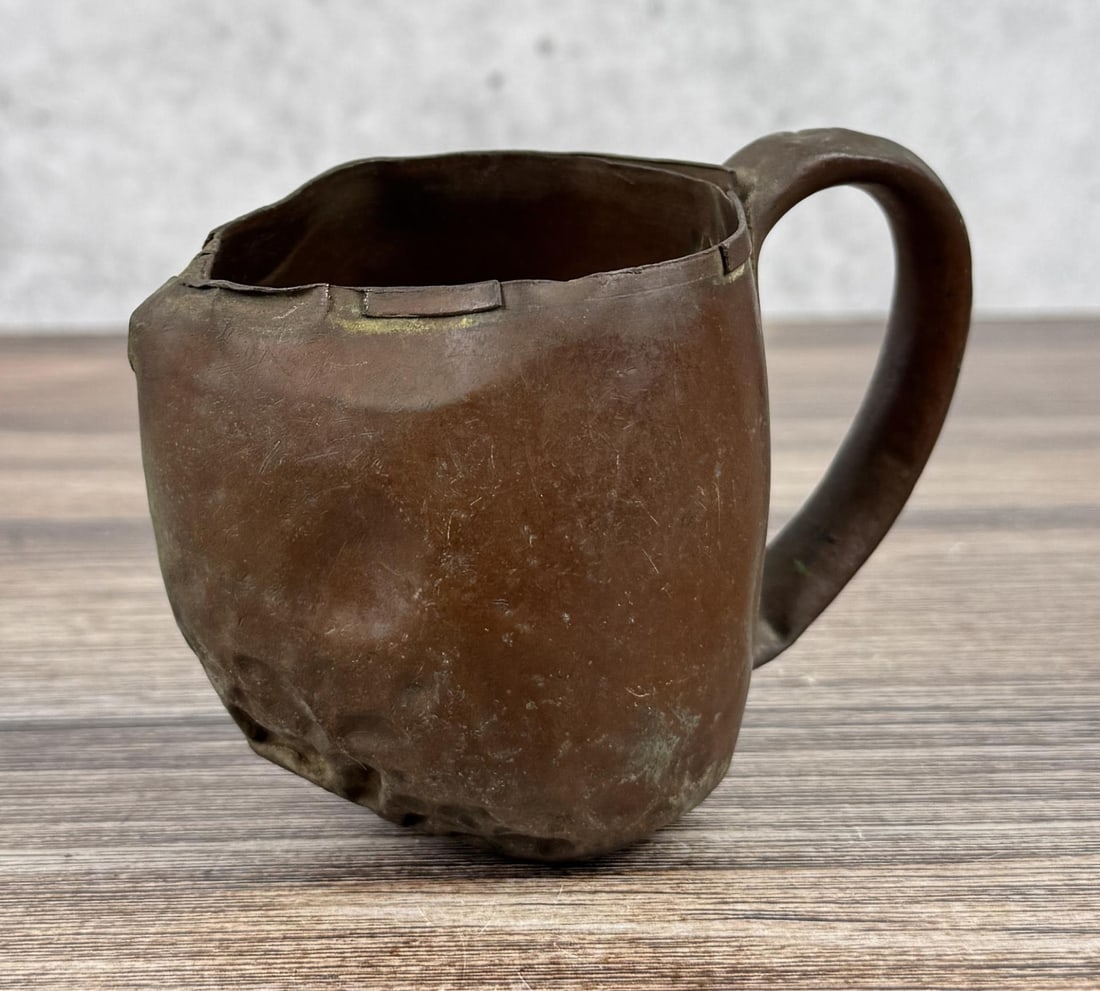 Native American Indian Camp Found Copper Mug (1 of 5)