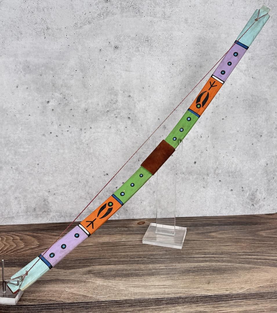 Hopi Pueblo Polychrome Painted Bow (1 of 7)