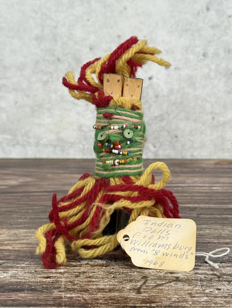 Williamsburg 8 Winds Native American Indian Doll: 6 5/8" tall.