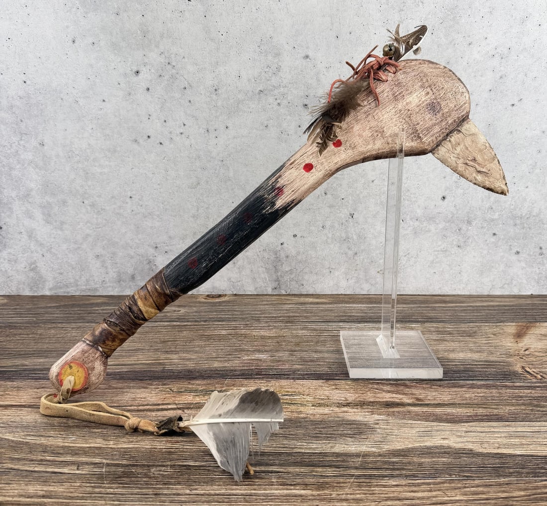 Native American Indian Bird Beak War Club (1 of 6)
