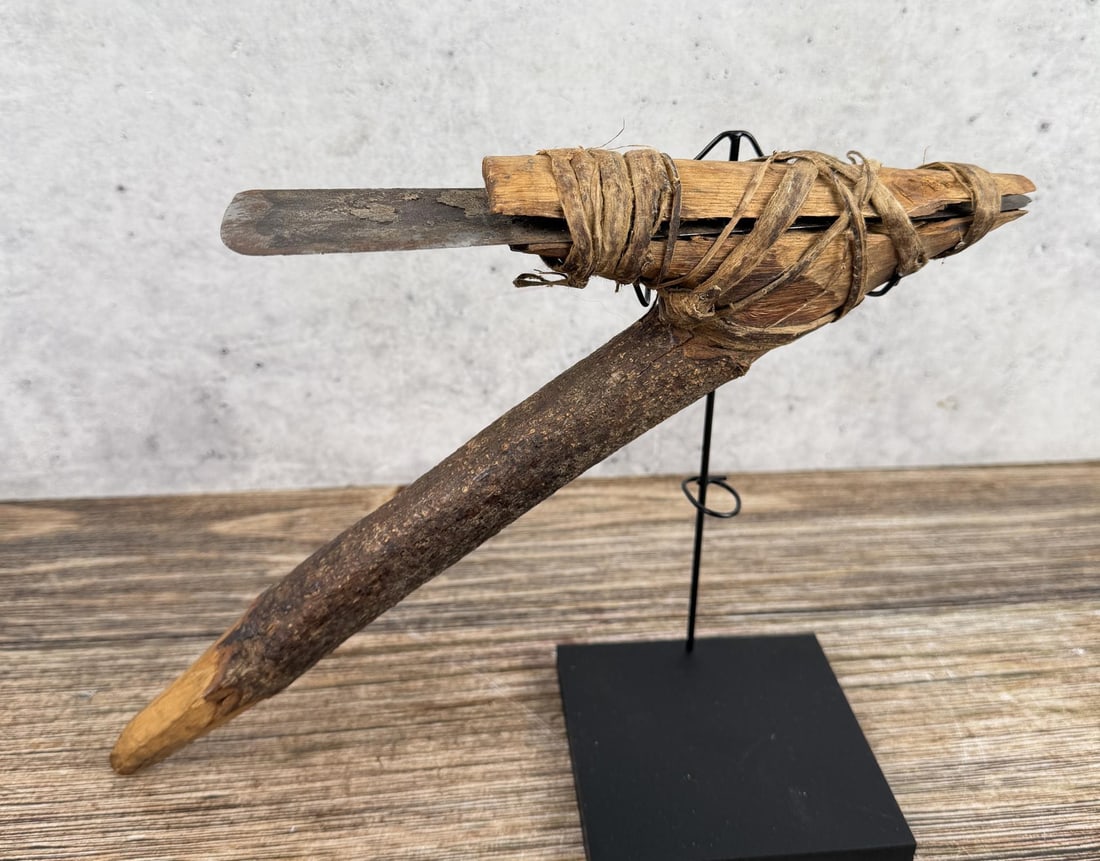 Northwest Coast Native American Indian Elbow Adze (1 of 7)