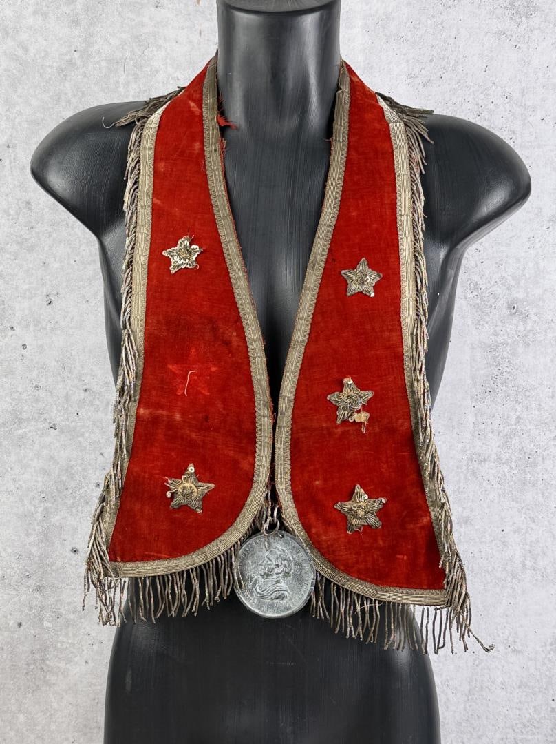 Montana Indian Zachary Taylor Peace Medal Sash (1 of 6)
