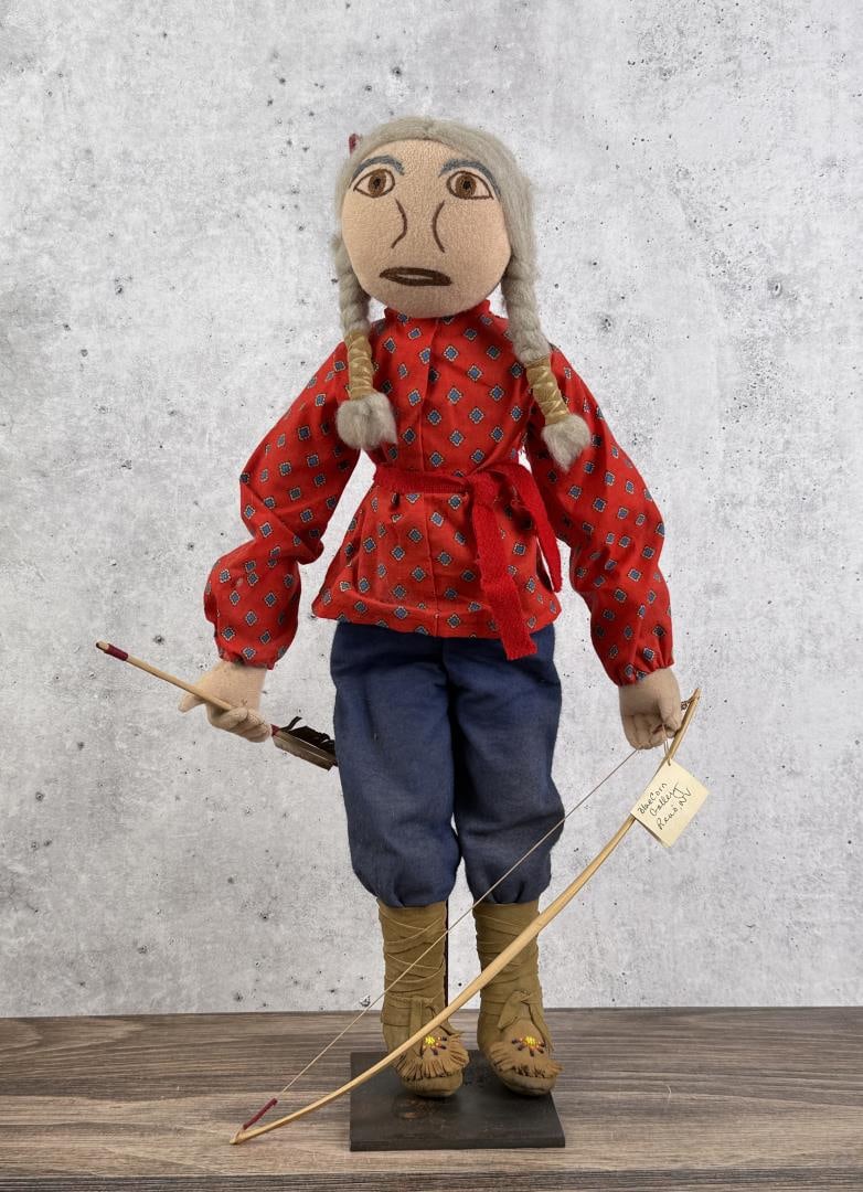 Brenda Lent Mono Lake Paiute Indian Doll: 24" tall. Second Half of the 20th Century