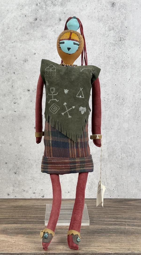 Carol Huyett Mellies Gourd Head Kachina Doll (1 of 6)