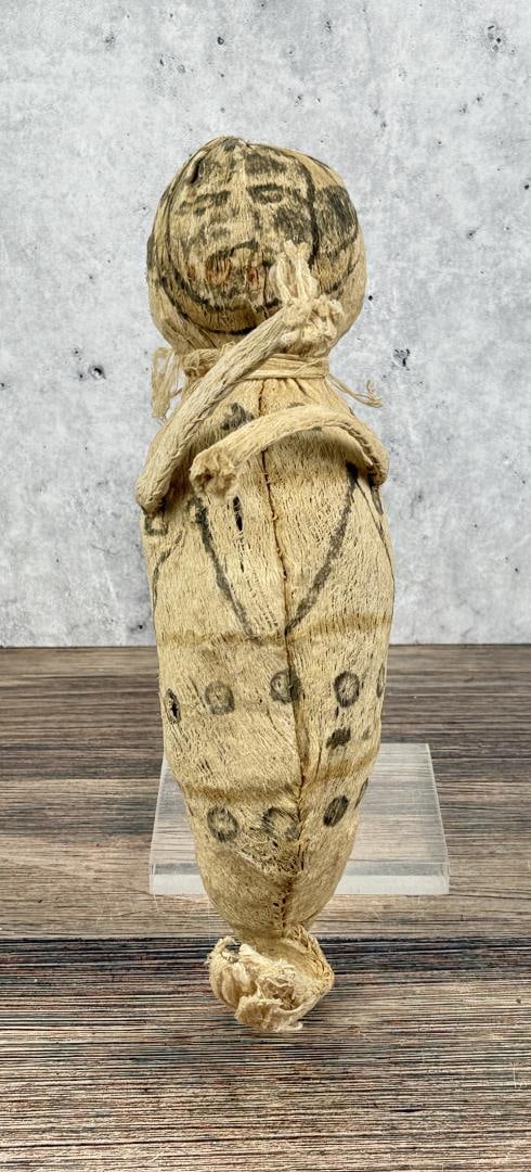 Unusual Palm Leaf Wrapped Doll (1 of 6)