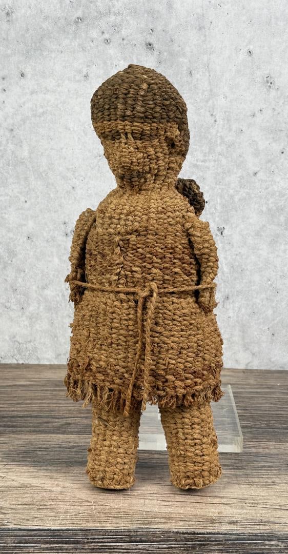 Klamath Native American Indian Basket Doll: 10 1/2" tall. Modoc or Klamath. First quarter of the 20th Century.