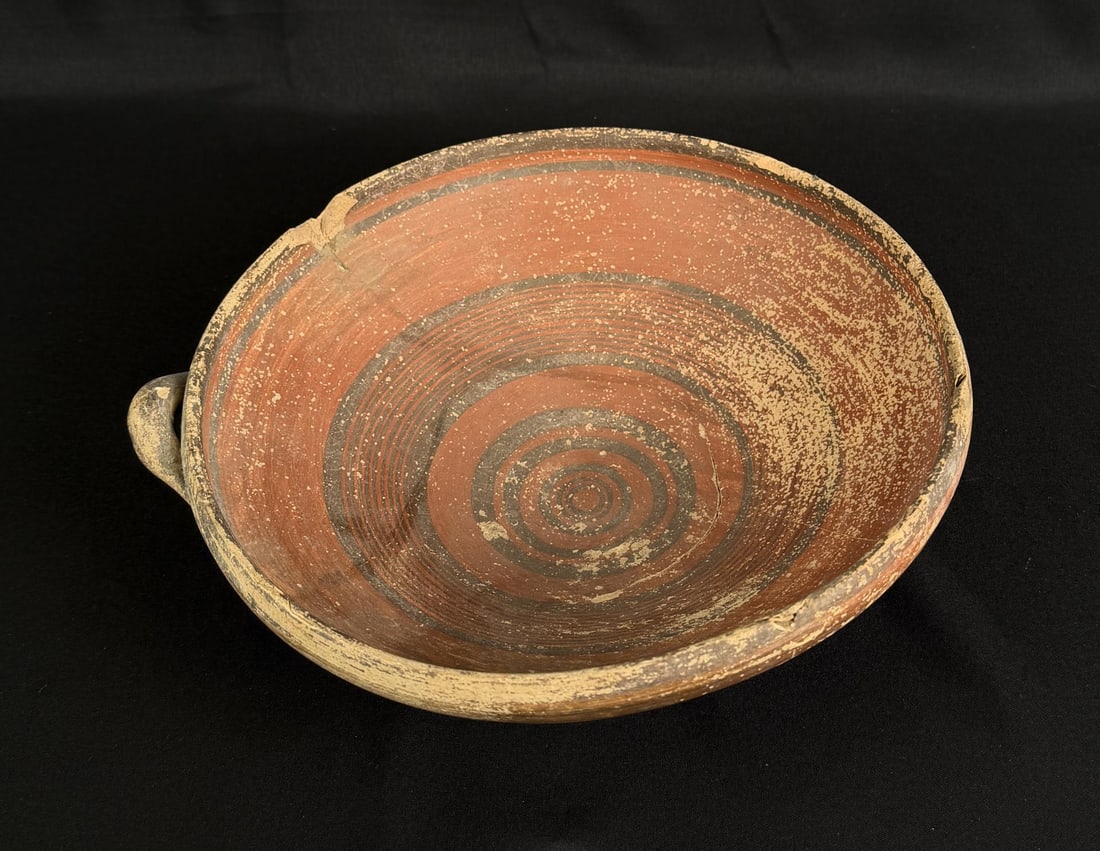 Ancient Greek Cypriot Iron Age Pottery Bowl (1 of 7)