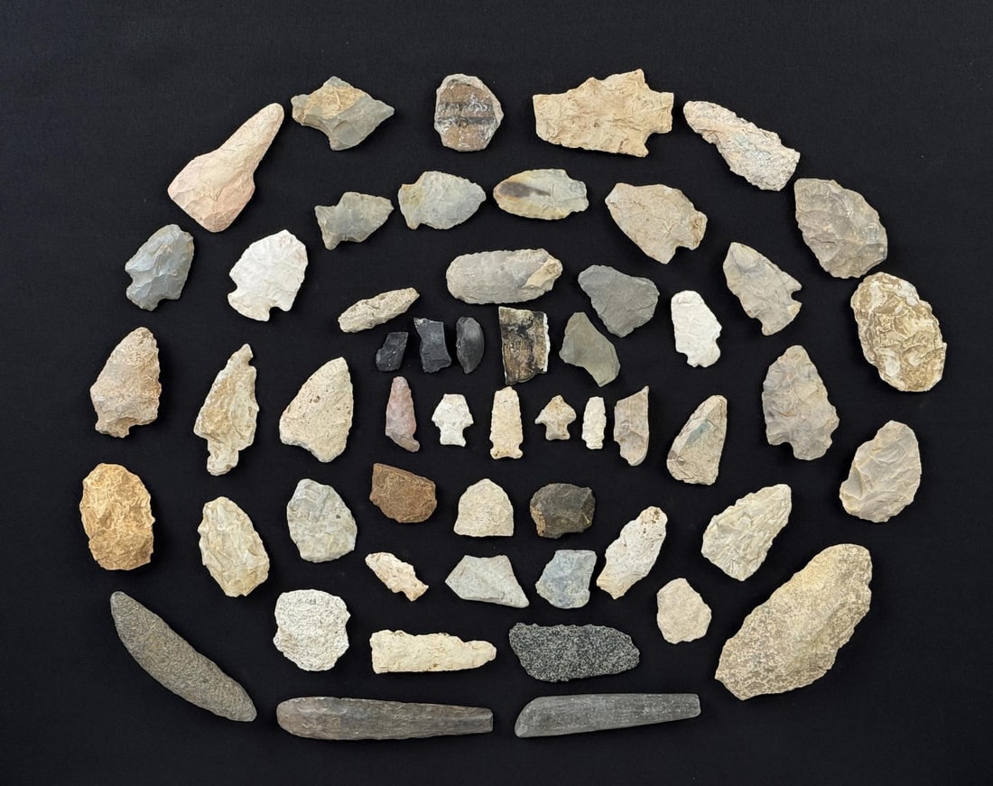 Ancient Native American Indian Arrowheads (1 of 6)