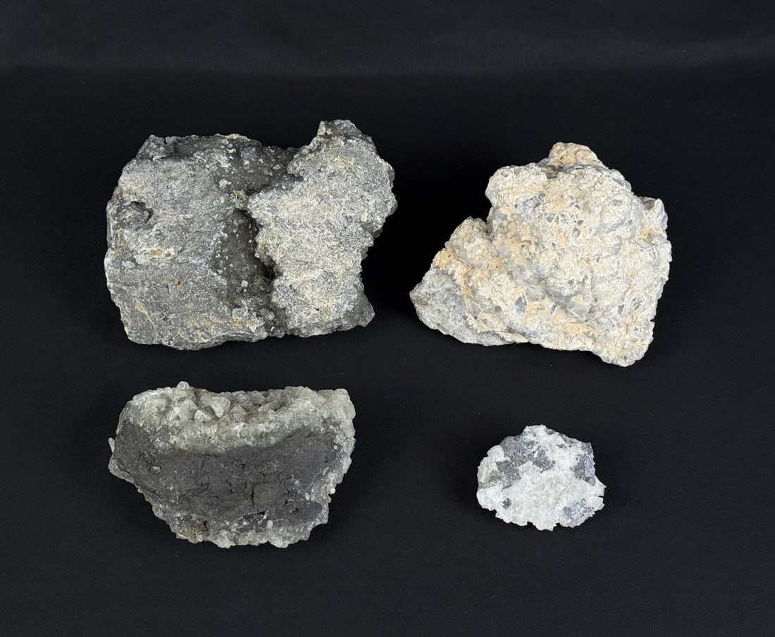 Apophylite Stilbite Crystal Clusters - 3