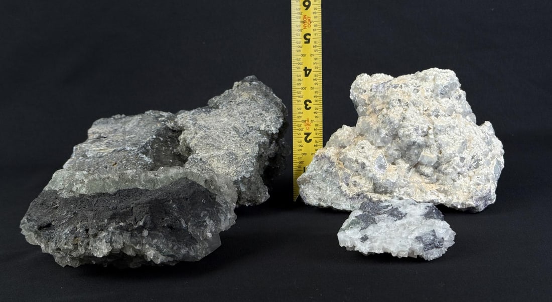 Apophylite Stilbite Crystal Clusters - 6