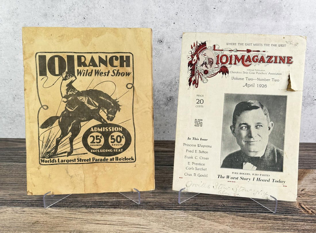 101 Ranch Wild West Show Program Magazine: Nice grouping