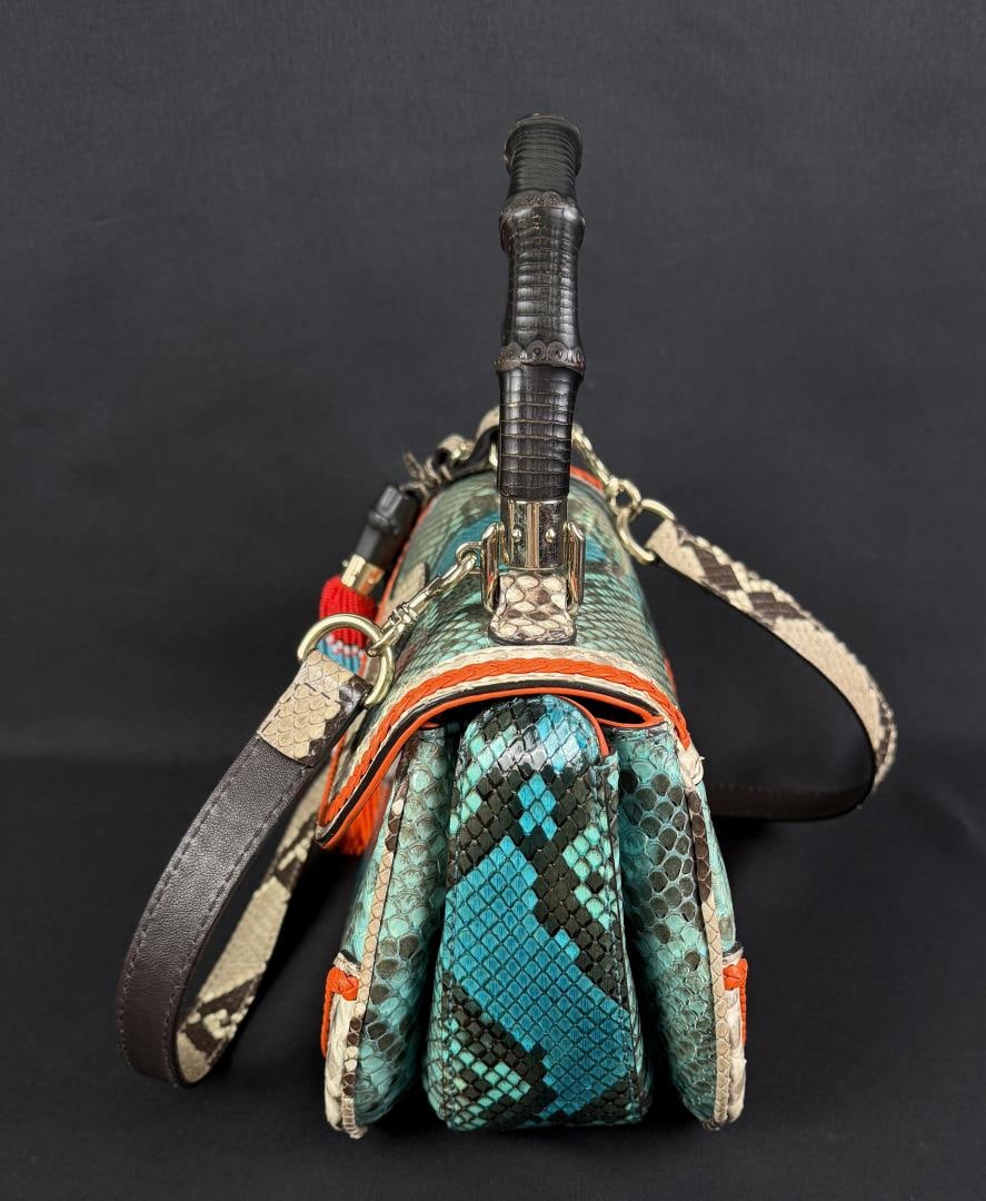 Gucci Limited Edition Python Bag Purse - 3