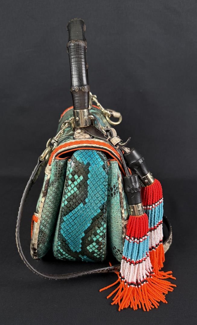 Gucci Limited Edition Python Bag Purse - 5