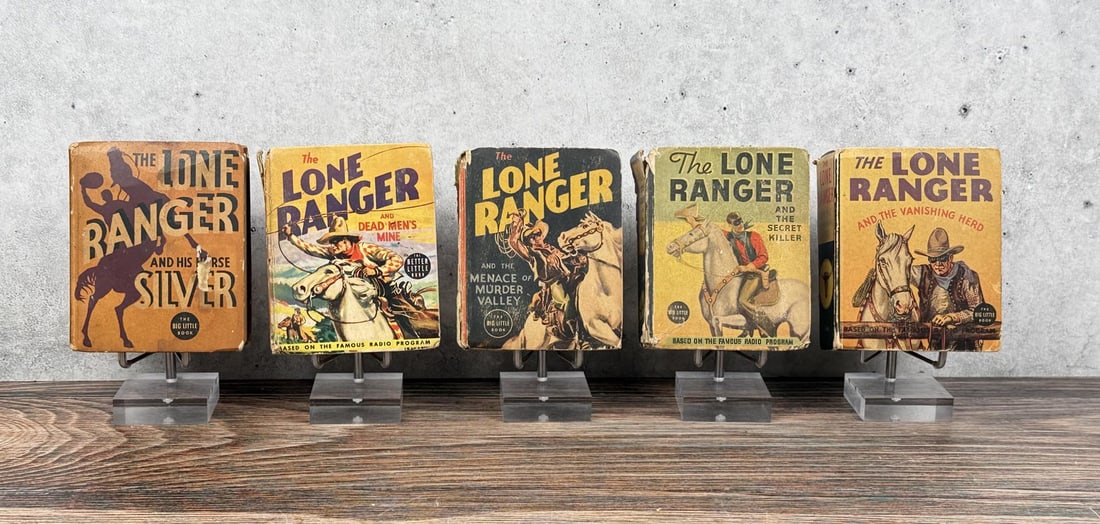 The Lone Ranger Big Little Books: Nice grouping
