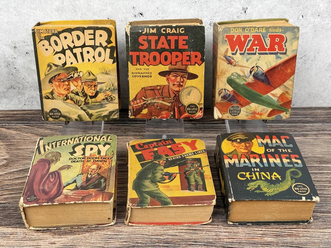 Collection of Military Big Little Books: Nice grouping